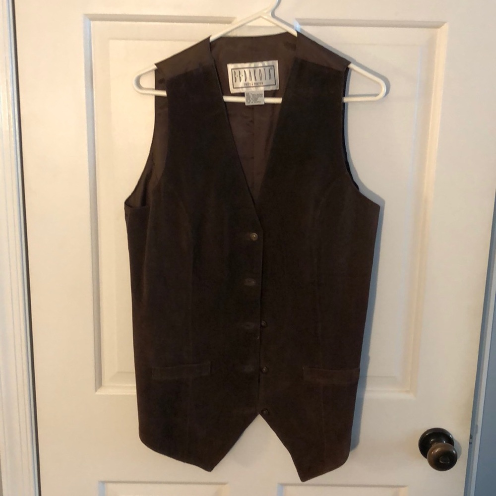 Leather vest